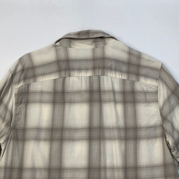 Abercrombie & Fitch Shirt Mens M Medium Plaid Cotton Blend Soft A&F Collection - Picture 9 of 11